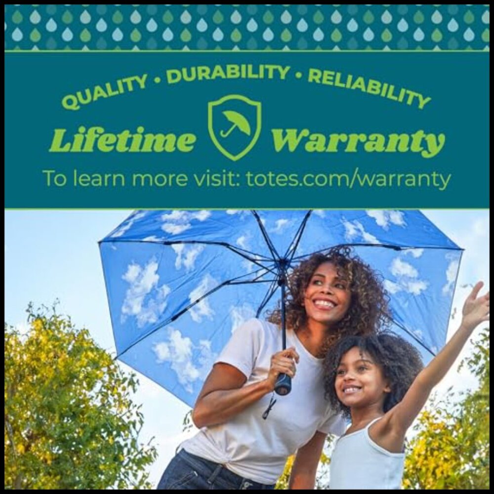 Compact Folding Umbrella Windproof Auto Open Clos… - image 6